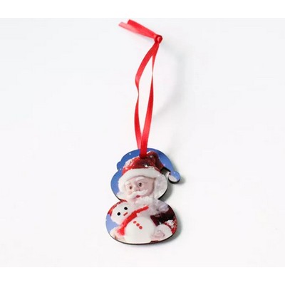 Snowman MDF Christmas Ornament
