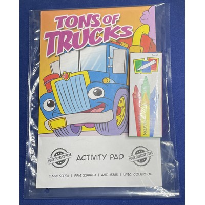 Tons of Trucks Activity Pad Fun Pack