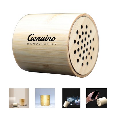 Bamboo Plastic Bluetooth Speaker