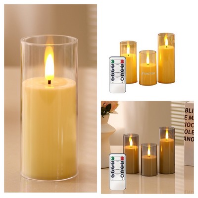 Remote Control Led Plastic Candle Light