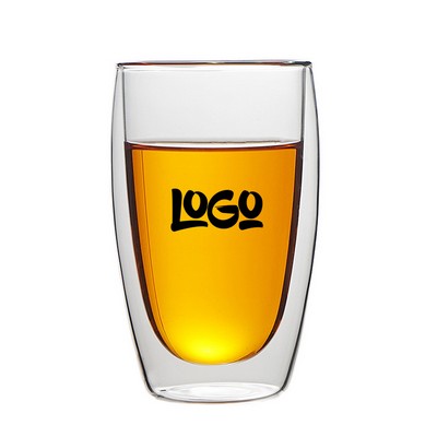 16oz Double Wall Borosilicate Glass Cup